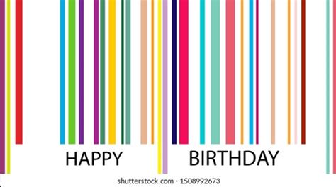 Happy Birthday Barcode SVG