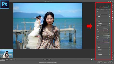 How To Open Camera Raw In Adobe Photoshop Cc Youtube