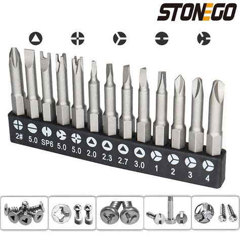 STONEGO 13 7 5Pcs 50mm Specialty Screwdriver Bit Set Y Type Triangle