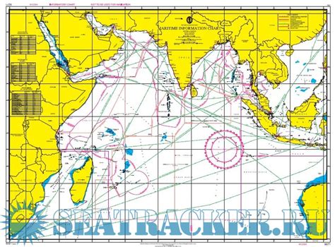 5071 Maritime Information Chart Indian Ocean Region National