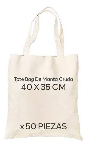 Bolsas Tote Bag De Manta Cruda X Cm Algodon Nf Env O Gratis