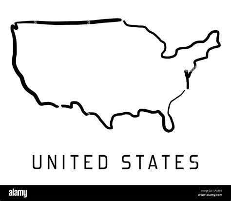 Shape Of United States Map - United States Map