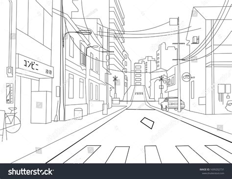 street  art road design stock vector royalty