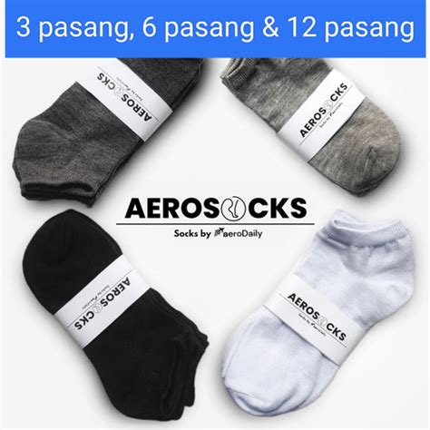 Promo KAOS KAKI PENDEK SEMATA KAKI TEBAL PRIA WANITA PAKET 3 6 12