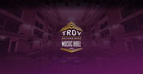 Events Calendar Troy Savings Bank Music Hall