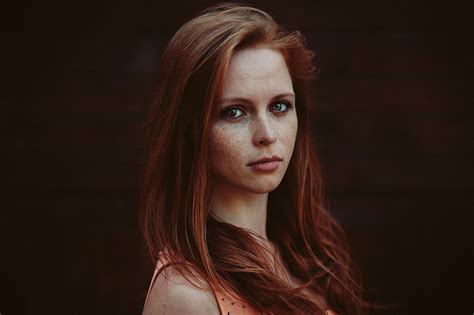 4555981 Bare Shoulders Face Portrait Depth Of Field Brunette