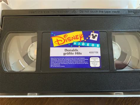 VHS DONALDS größte Hits Walt Disney Zeichentrick Videokassette