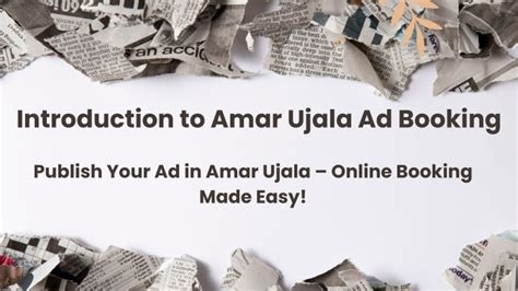 PPT - Publish Ad in Amar Ujala – Online Booking PowerPoint Presentation ...