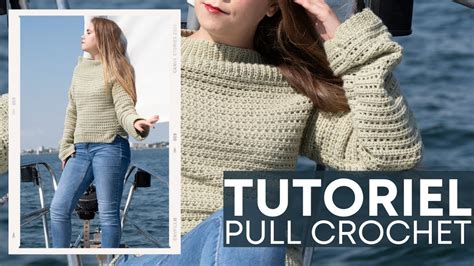 TUTORIEL PULL AU CROCHET point ajouré facile Crelya Handmade YouTube