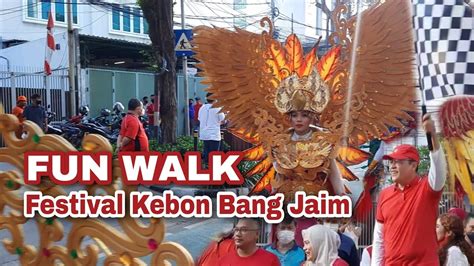 Fun Walk Walikota Mengangkat Bendera Ibu Ibu Kebon Bang Jaim