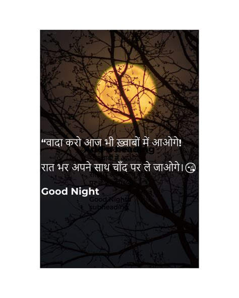 Good Night Messages In Hindi Shayari