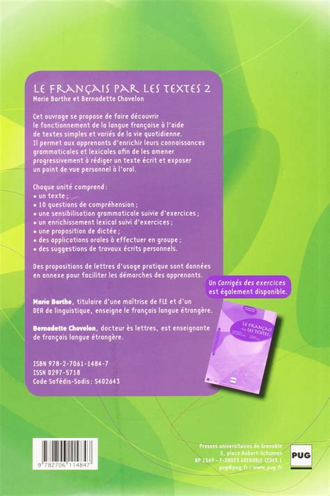 خرید Le Francais par les textes 2 B1 B2 پارسا زبان خرید کتاب زبان