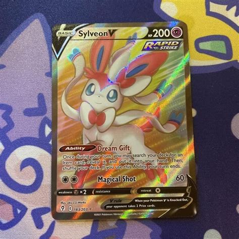 Verified Sylveon V Secret Rare Evolving Skies Pokemon Cards Whatnot