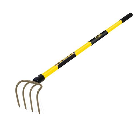 Truper Trp30030 4 Tine Cultivator With Fiberglass Handle