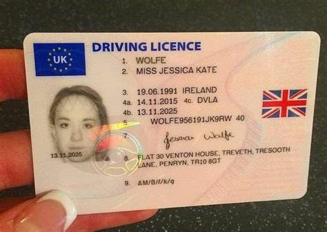 Fake Uk Driver Licence Do Uk Drivers Licenses Scan Can I Get A Uk