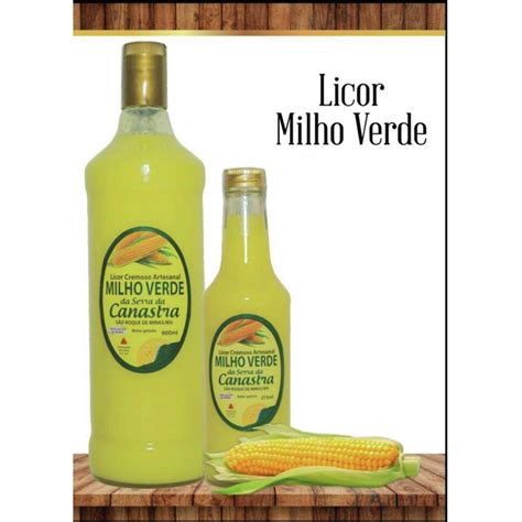 Licor De Cacha A Sabor Milho Verde Ml