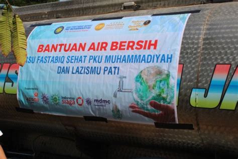 BANTUAN AIR BERSIH LAZISMU JADI SOLUSI KEKERINGAN DI PATI Lazismu