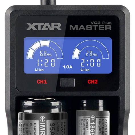 XTAR Master VC2 Plus punjač Li ion Ni Cd Ni MH baterija