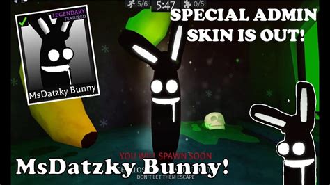 Special Admin Banana Skin Msdatzky Bunny Coins Roblox