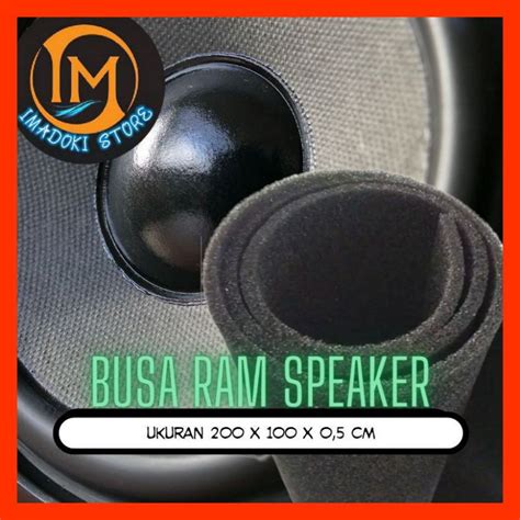 Jual BUSA RAM ANTI AIR SPEAKER 200 X 100 X 0 5 CM BUSA PELINDUNG