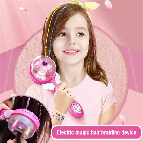 Trançadeira de cabelo automática elétrica diy ferramenta de trança de