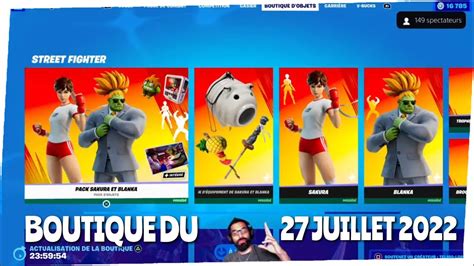 🔴 Boutique Fortnite Du 27 Juillet Item Shop July 27 Youtube