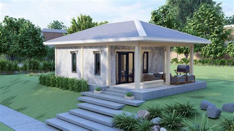 6x7 Meters Modern Small House Design Floorplan — House Design Ideas