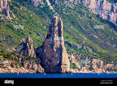 El monolito de Pedra Longa Baunei provincia de Ogliastra Cerdeña