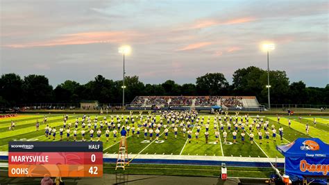 The Olentangy Orange Pioneers Defeat The Marysville Monarchs To