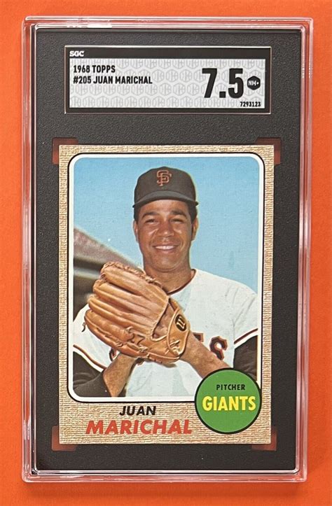 Topps Juan Marichal Hof San Francisco Giants Sgc Nm Ebay