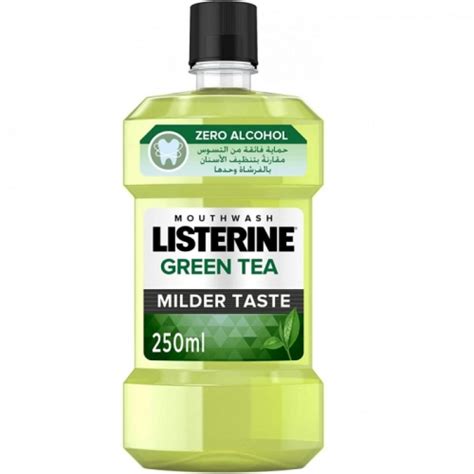 غسول فم بنكهة الشاي الاخضر 250 مل من ليسترين Listerine Mouth Wash