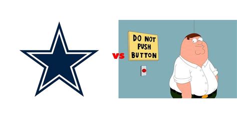 Dallas Cowboys vs Peter Griffin (Family Guy) on The Big Fat List