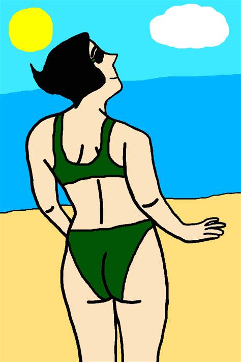 Cyberdod S Beach Babe Emily By Art Man On DeviantArt