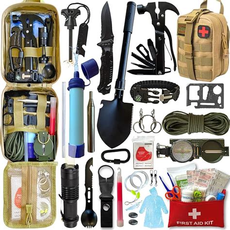 BIRKOSCH Kit De Survie ULTRA COMPLET Trousse De Secours Paille