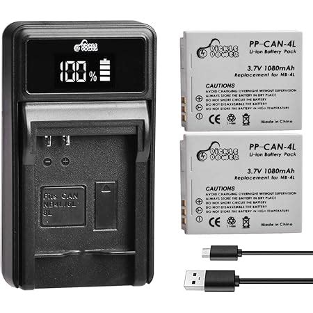 Amazon Micro Usb Battery Charger For Canon Powershot Sd Sd