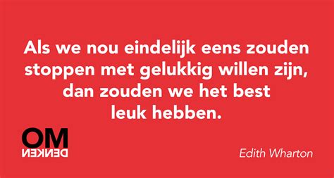 Gelukkig Quote Omdenken