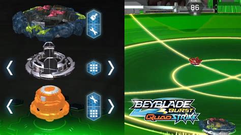 Ambush Bazilisk B Gameplay Beyblade Burst Quadstrike App Youtube