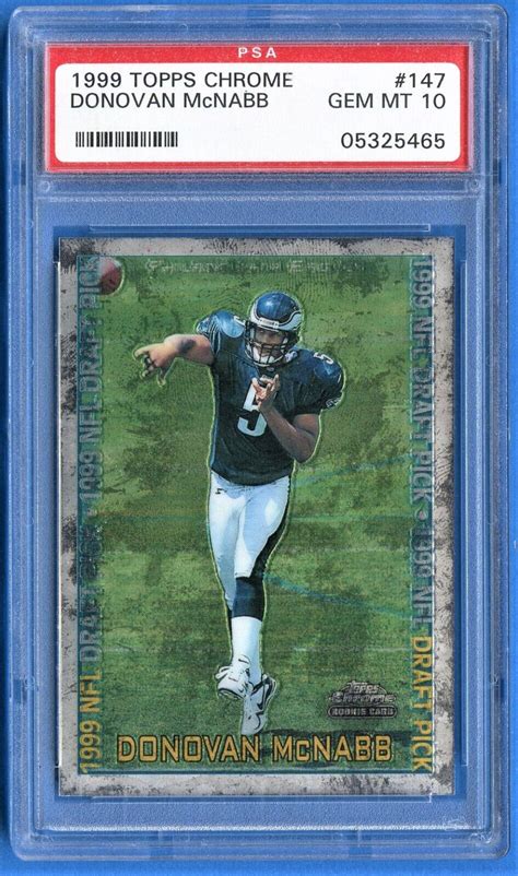 Donovan McNabb 1999 Topps Chrome 147 Base Price Guide Sports Card