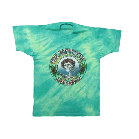 Vintage Grateful Dead Skull And Roses Tie Dye T Shirt S Gem