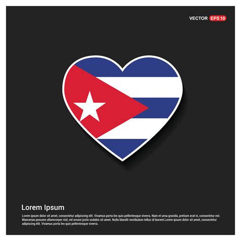 Cuba flag design vector 14242546 Vector Art at Vecteezy