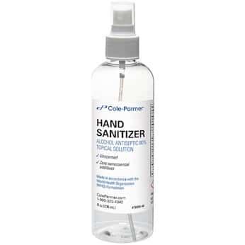 80 Ethanol Alcohol Based Hand Sanitizer 8oz Pocket Size Cole