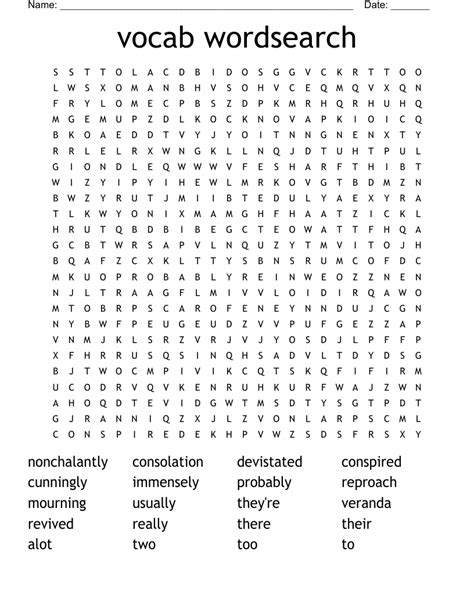 Vocab Wordsearch Wordmint