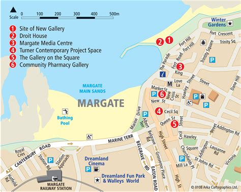 Margate Tourist Map - Margate England • mappery