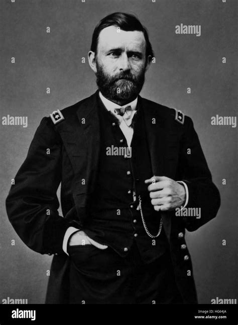 Vintage American History Photo Of General Ulysses S Grant Stock Photo