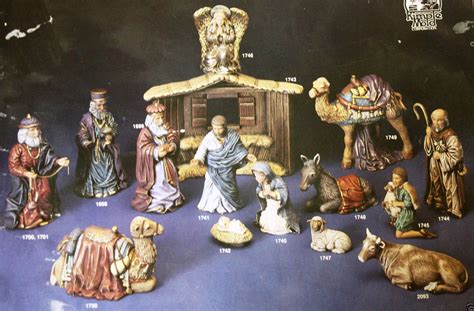 Ceramic Bisque 15 PC Large Nativity Scene Kimple 1700 Set U Paint Ready