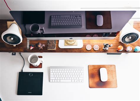 Free Images Desk Computer Mac Work Screen Table Keyboard