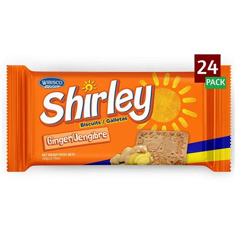 Wibisco Shirley Ginger Biscuits SE33 3 7 Oz Pack Of 24 Walmart