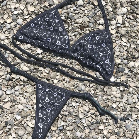 Women Thong Bikini Set Brazilian Swimsuit Bottom Top Etsy