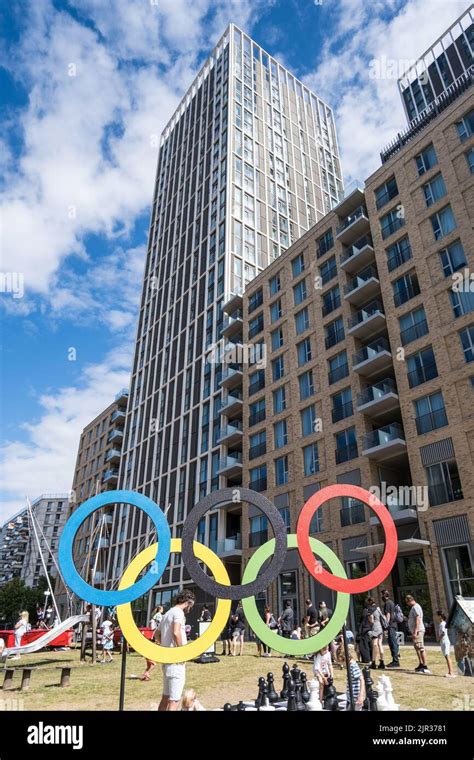 Olympic Rings In Front Of Laurel Point In The East Village During E20