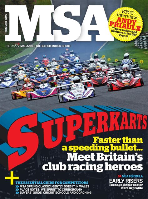 Msa Magazine Summer 2015 By Motorsport Uk Issuu